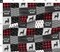 Woodland, Boy, Red And Black, Buck, Buffalo Plaid, Trendy, Wholecloth, Deer, Cheater Quilt Top Custom Printed Fabric by Spoonflower Various Fabrics by the Yard or Fat Quarter